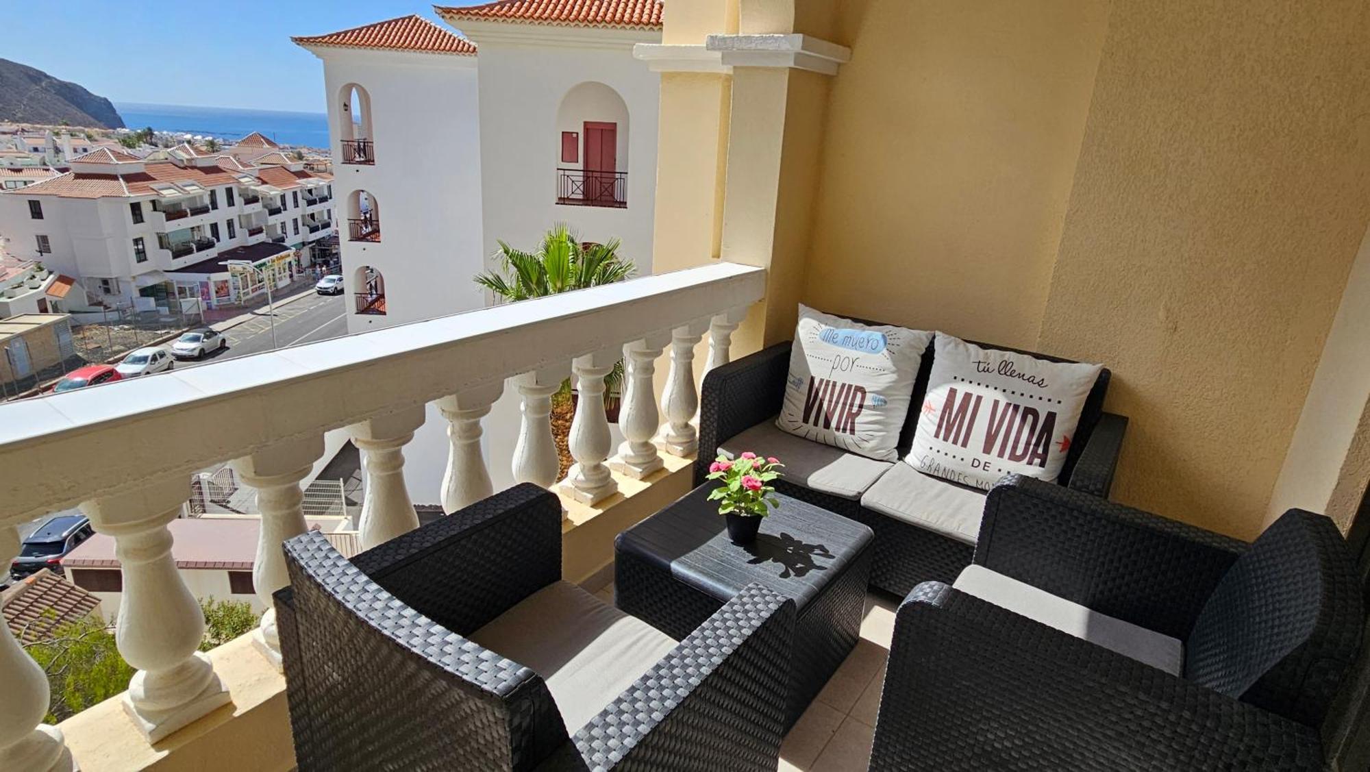 Apartment Cristianos Heated Pool Sea View Ac *
