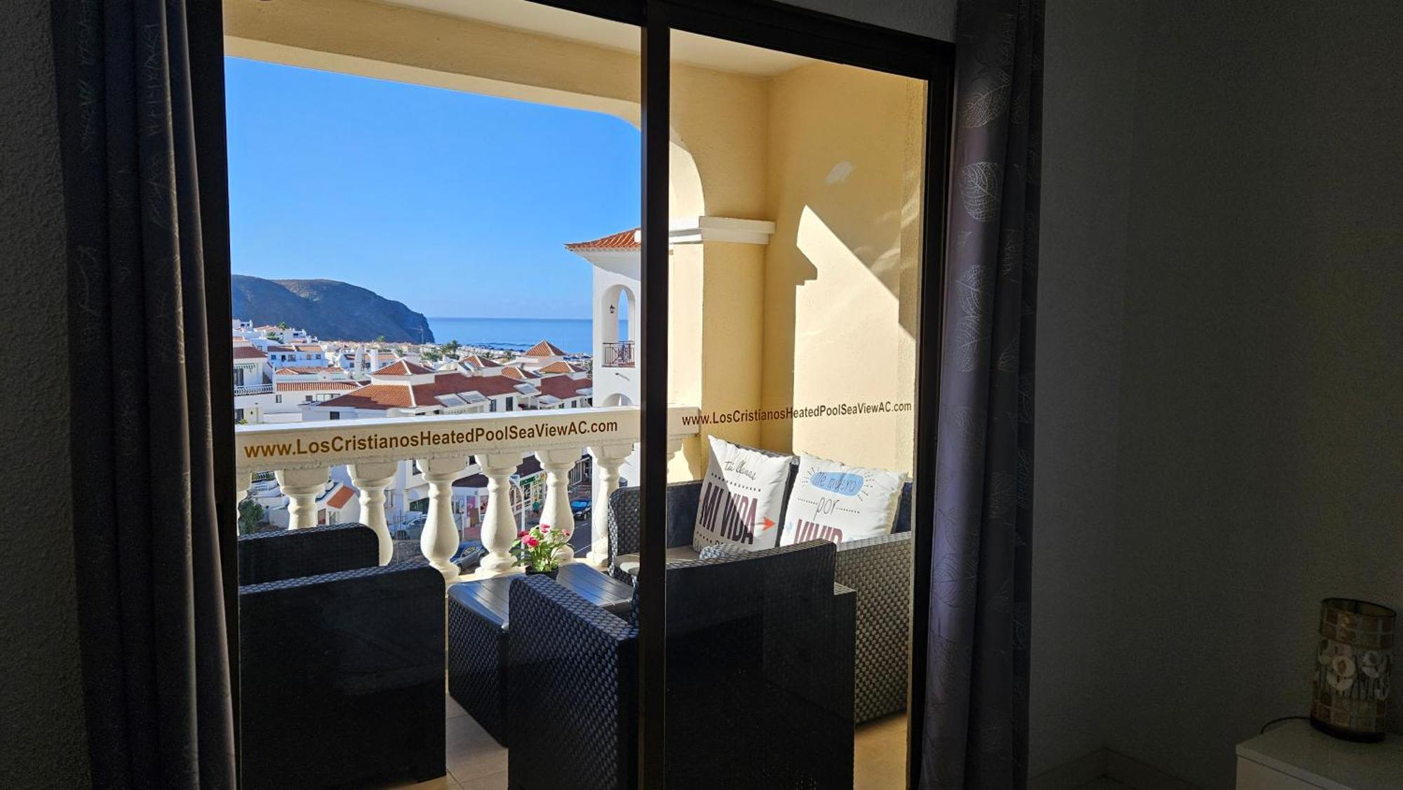 Apartment Cristianos Heated Pool Sea View Ac *